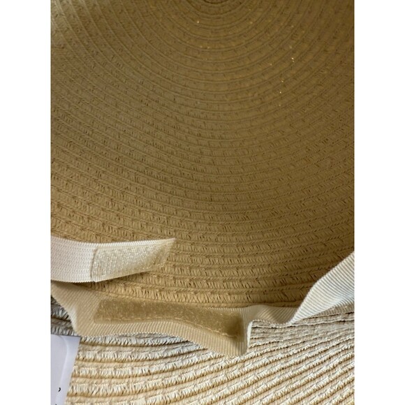 NWT Sonoma Good for Life Packable  Straw Floppy Hat Packable Adjustable Size - Picture 8 of 8
